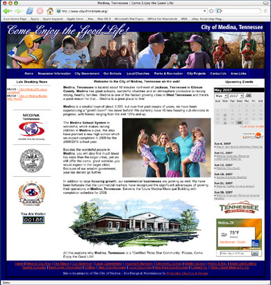The Official Site for the City of Medina, Tennessee